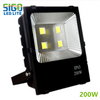 solar LED flood lights 200Watts with heavy duty die casting housing for projects