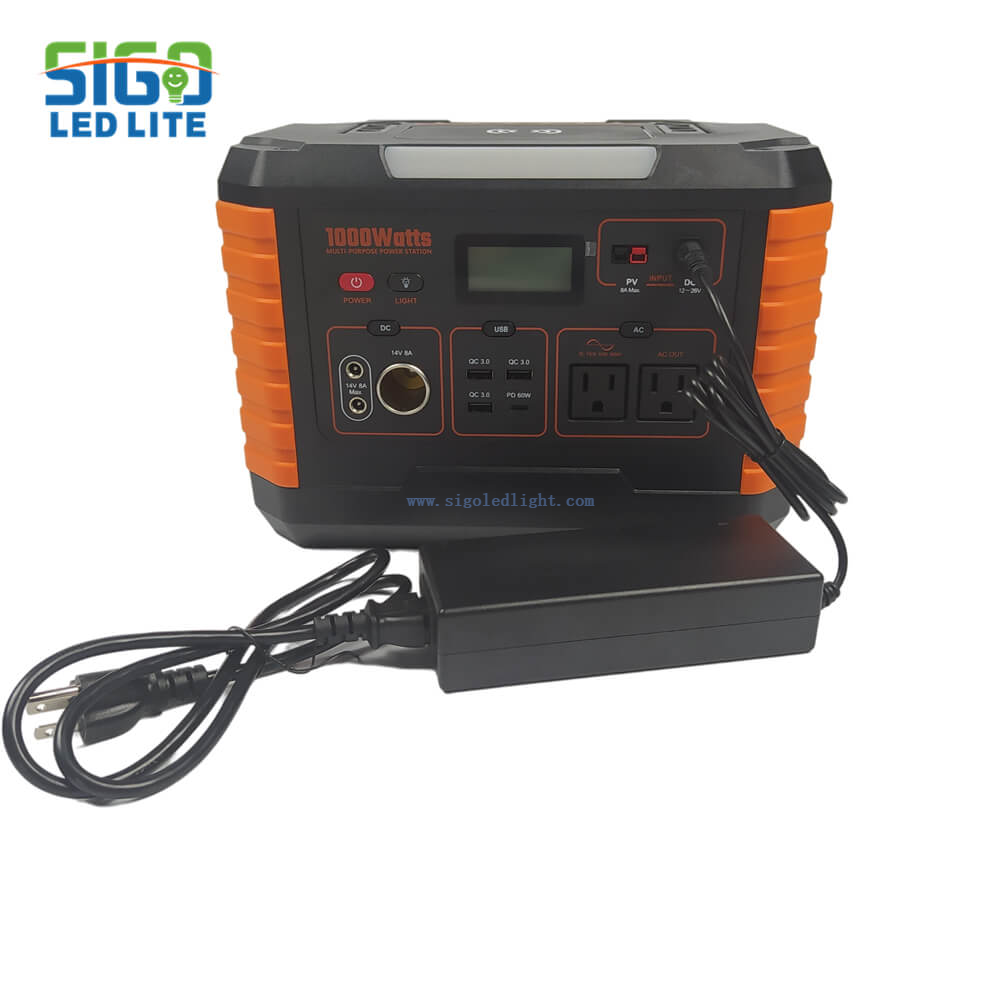Best 1000W Off Grid Portable Power Station for Outdoors Travel