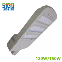 LED street lighting 120W/150W Integrated die casting modular housing design with IP66 waterproof ability