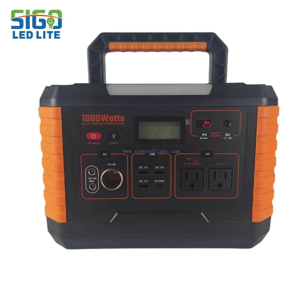 Best 1000W Off Grid Portable Power Station for Outdoors Travel