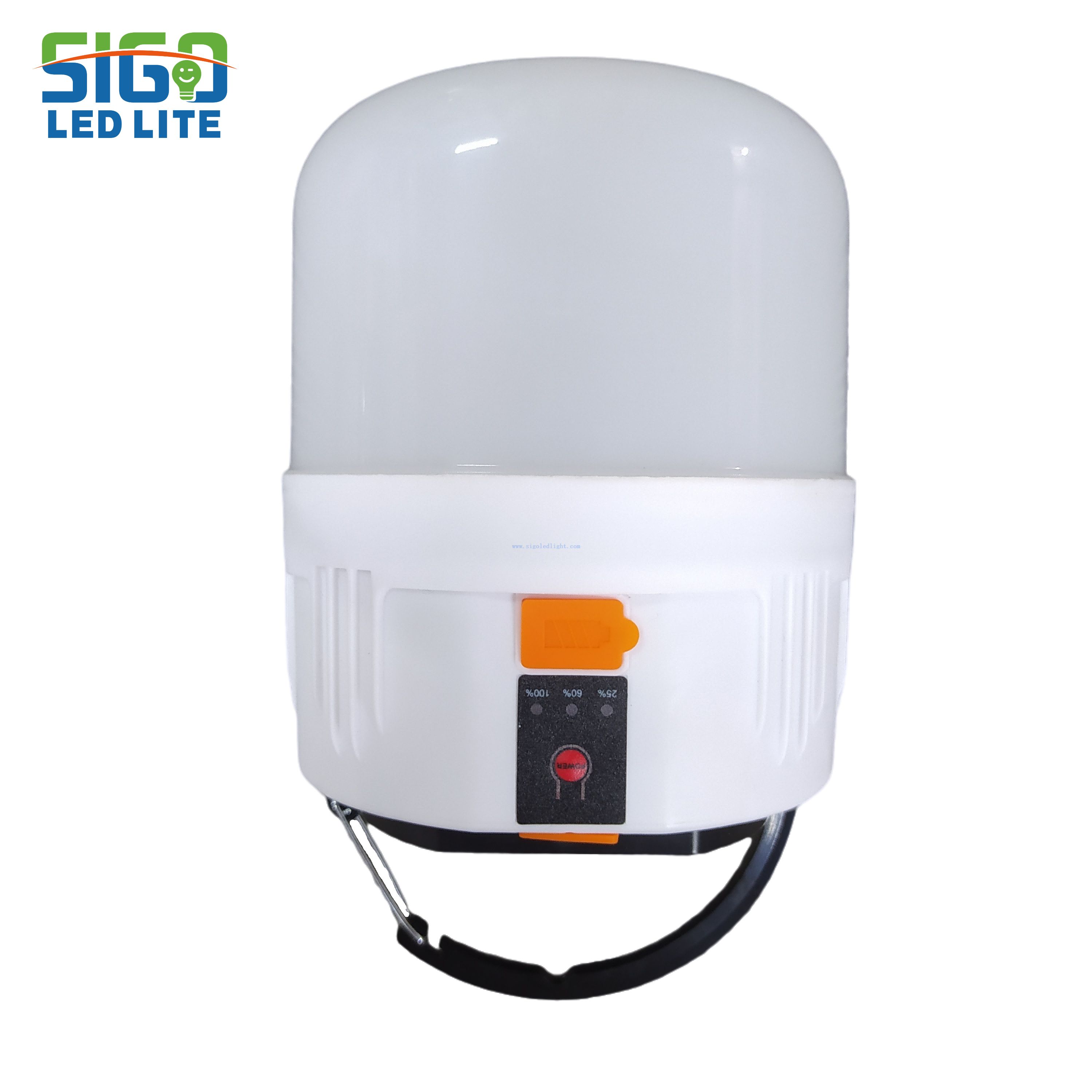 LED Solar Bulb For Household Emergency Night Market Stalls Outdoor Camping With Intelligent USB Charging And 3 Lighting Modes